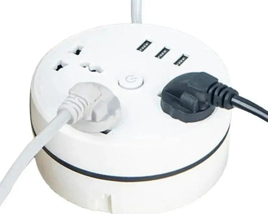 EU Plug AC Outlet Smart Home Power Strip – Multipurpose Electrical Extension Cord with USB Ports & Fast Charging